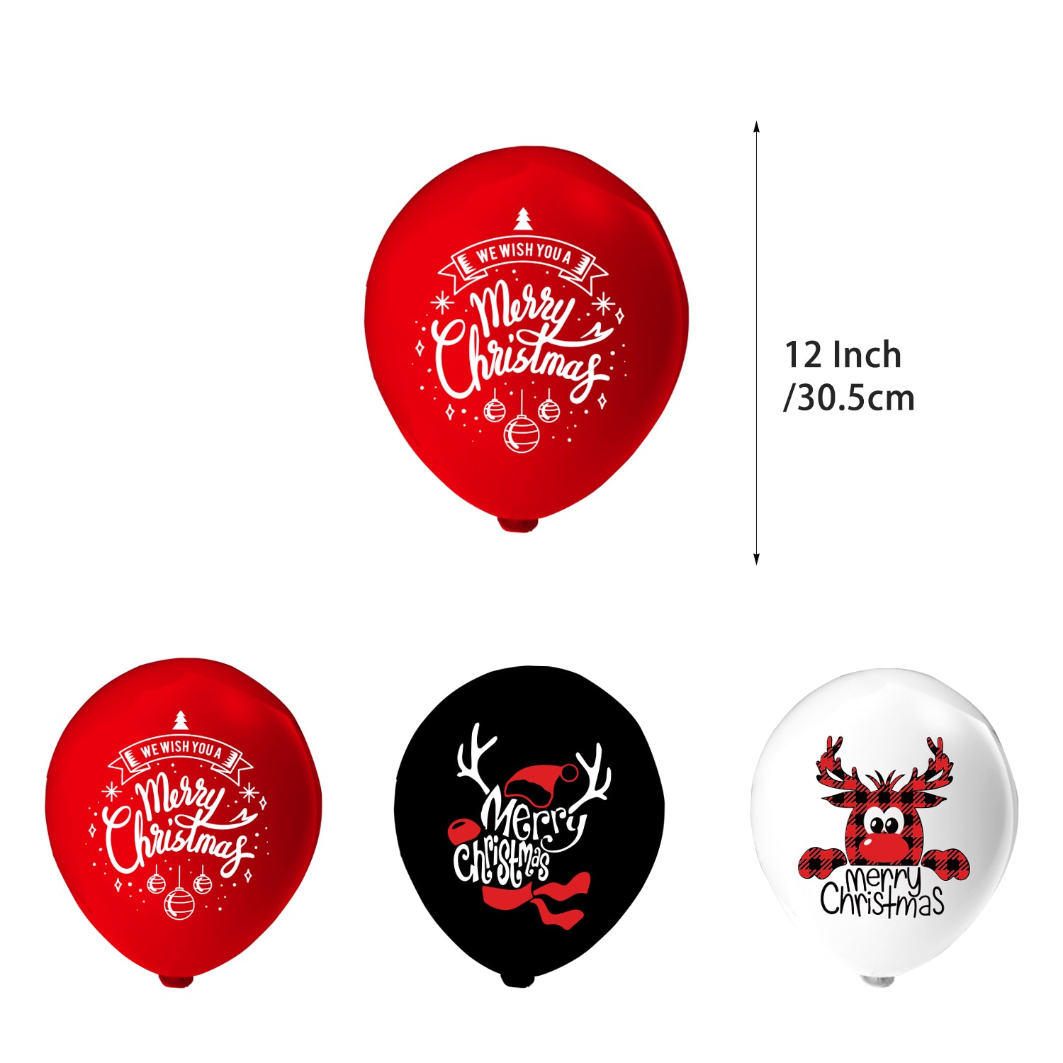 Buffalo Plaid Christmas Party Decorations Set