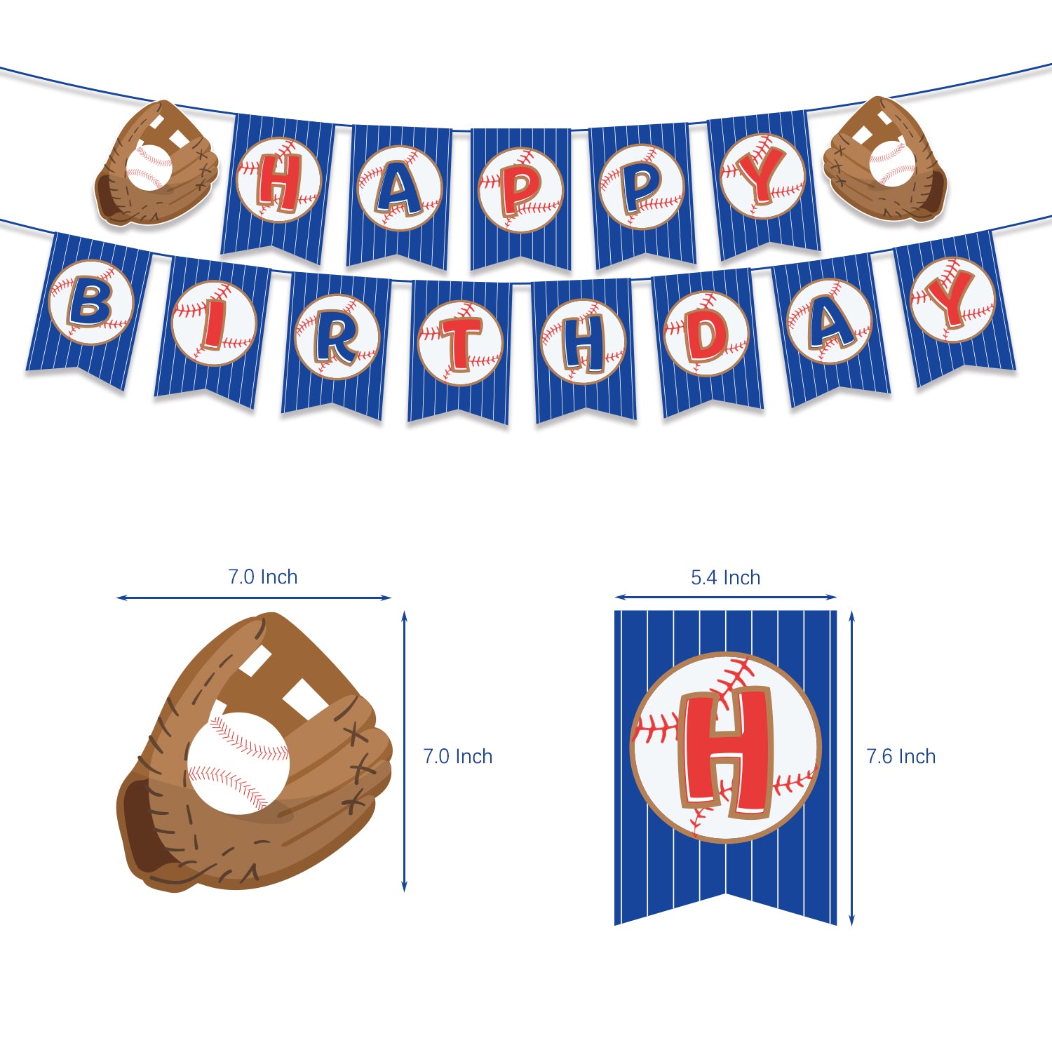 Baseball Birthday Decoration Set