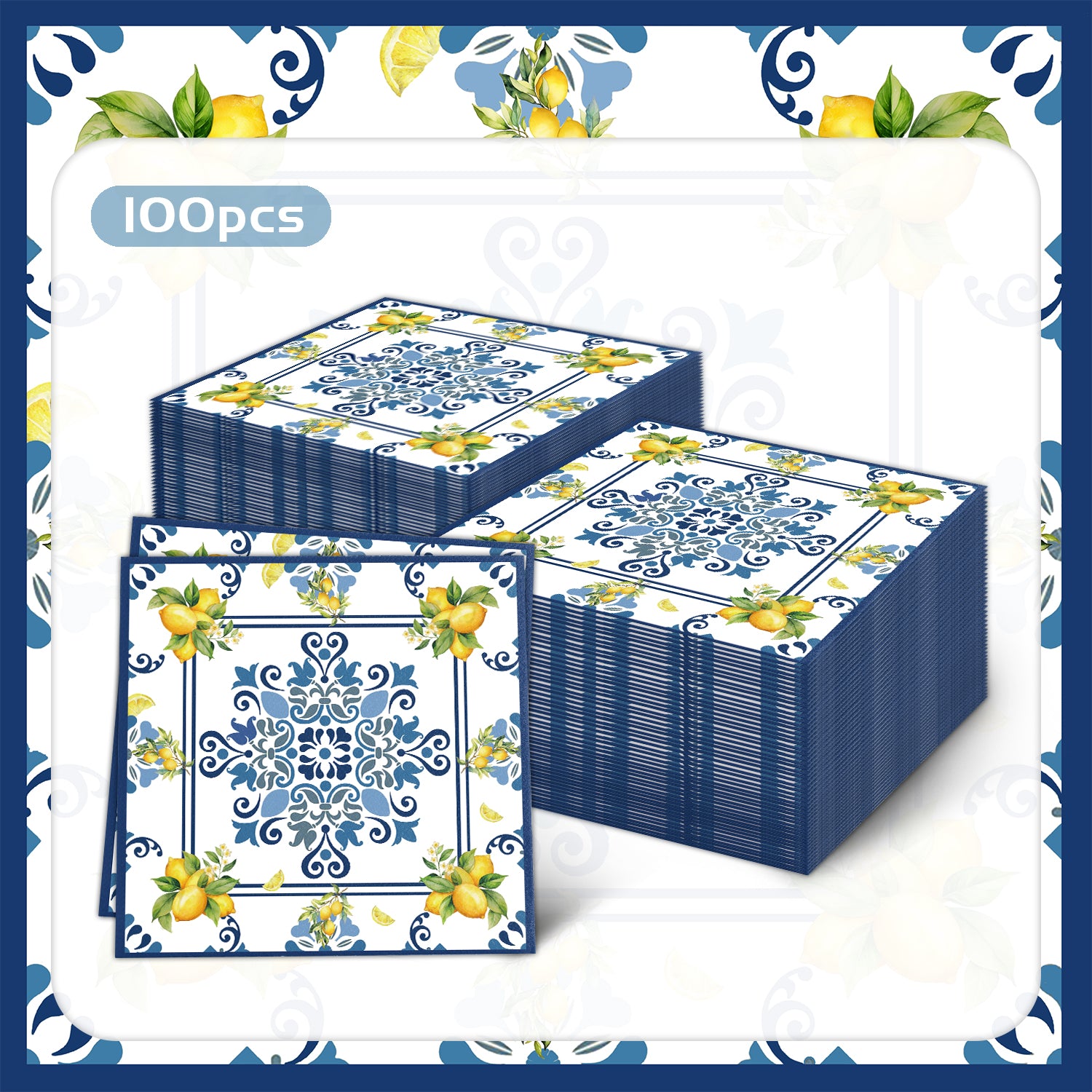 Capri Lemon Napkins