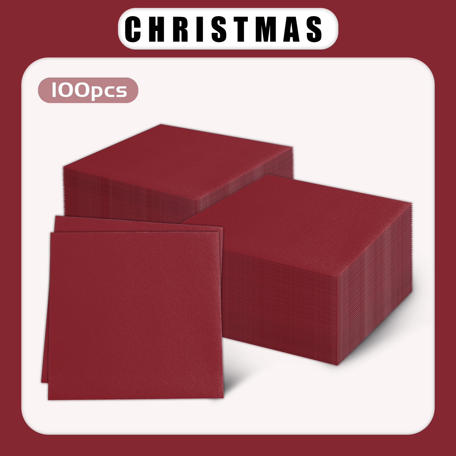 Christmas Red Napkins