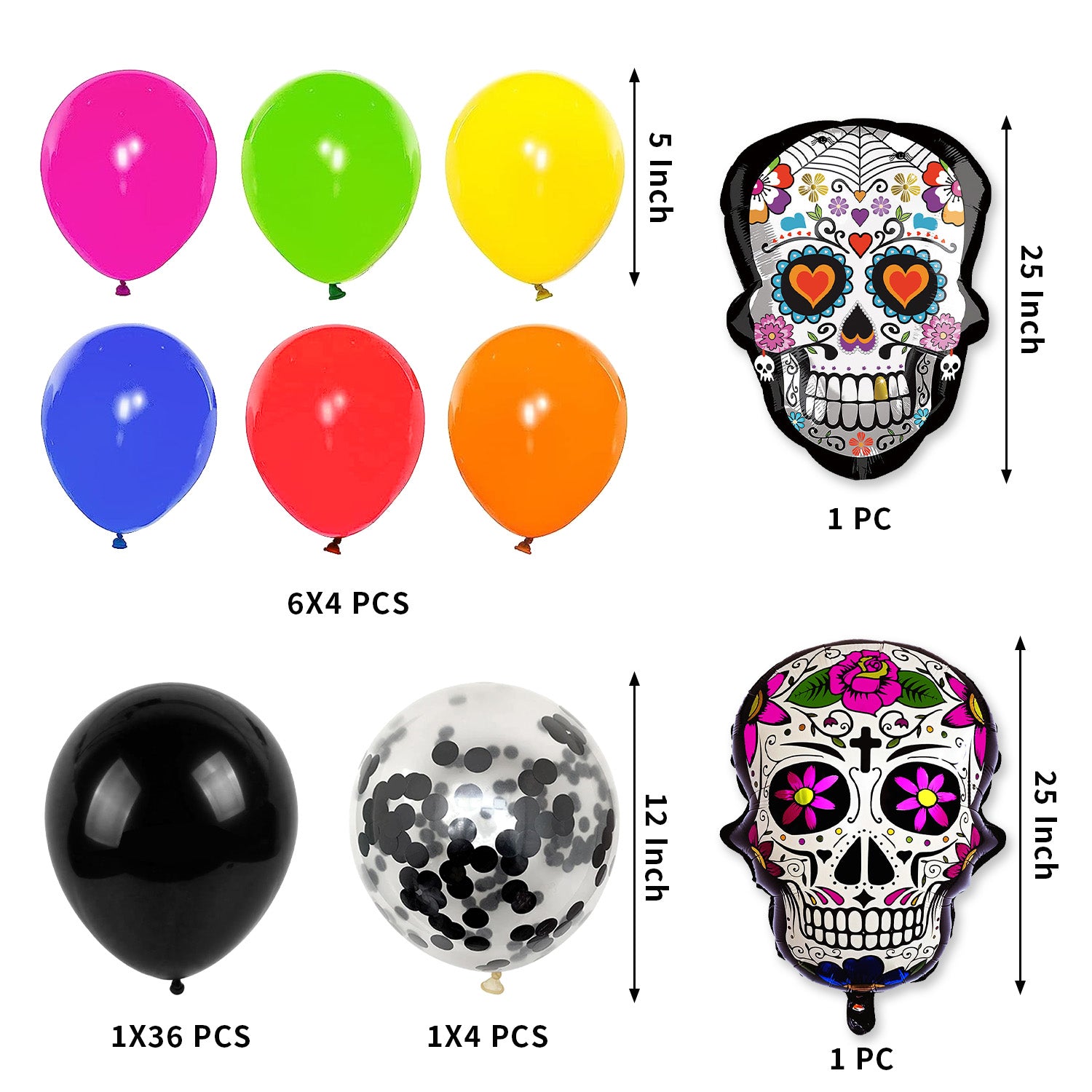 Day of the Dead Balloon Garland