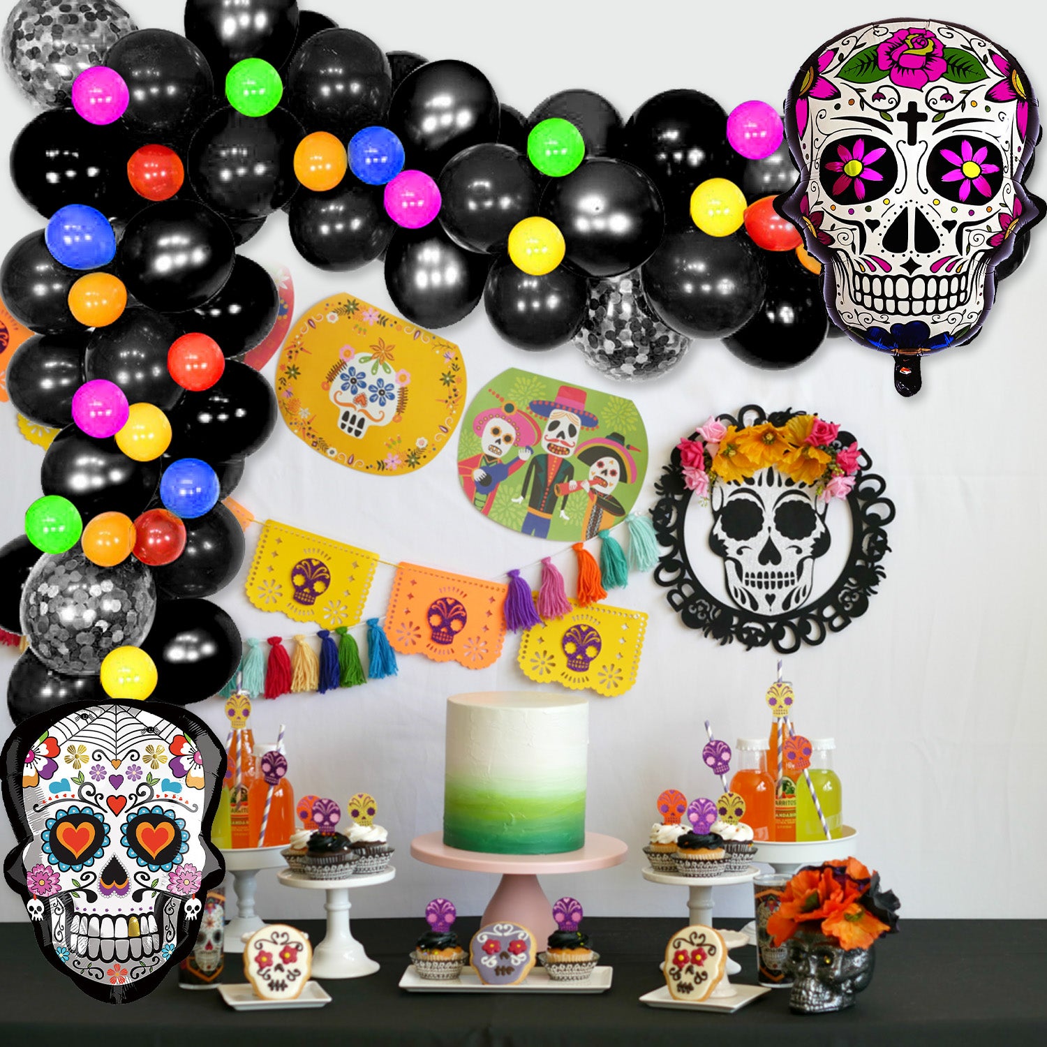 Day of the Dead Balloon Garland