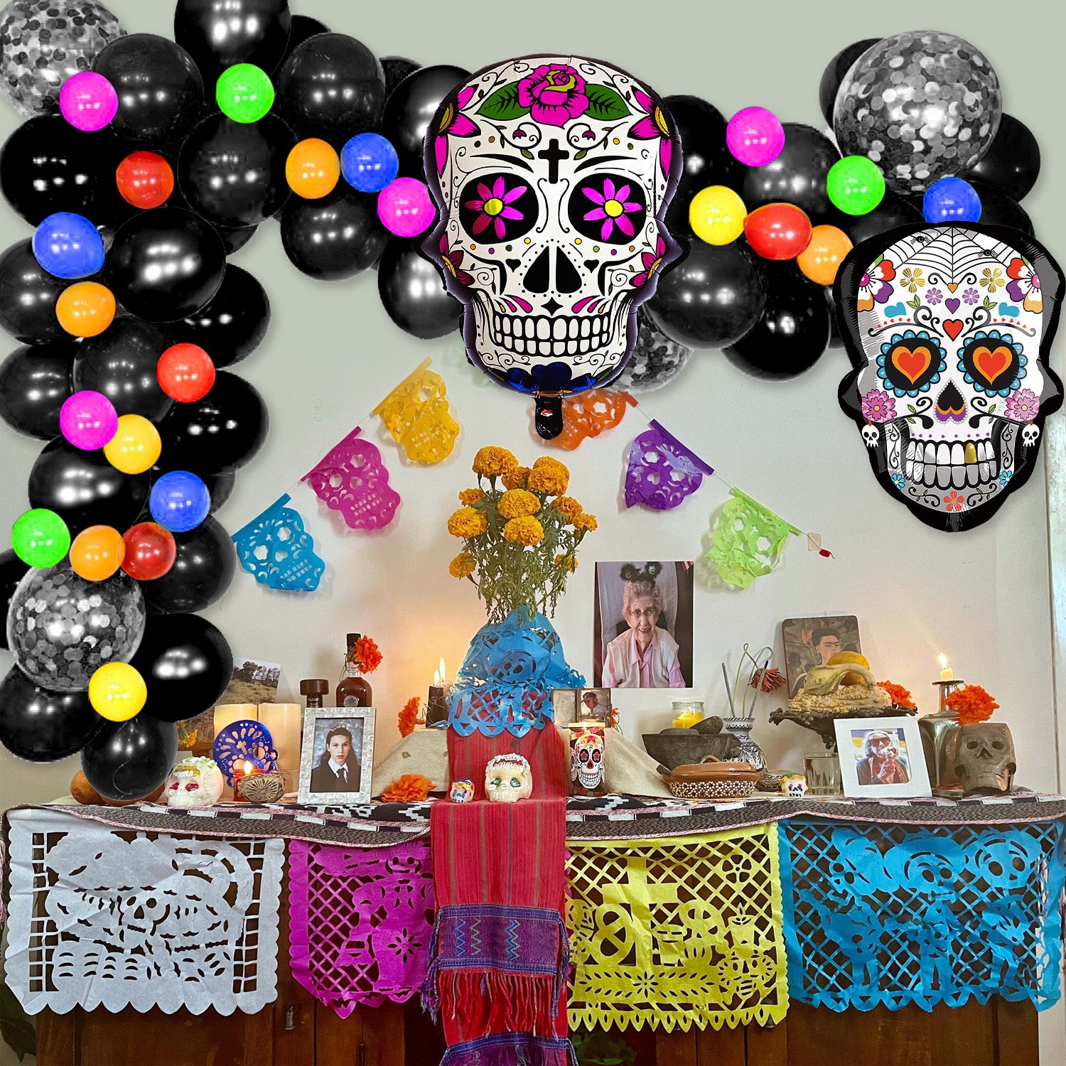 Day of the Dead Balloon Garland