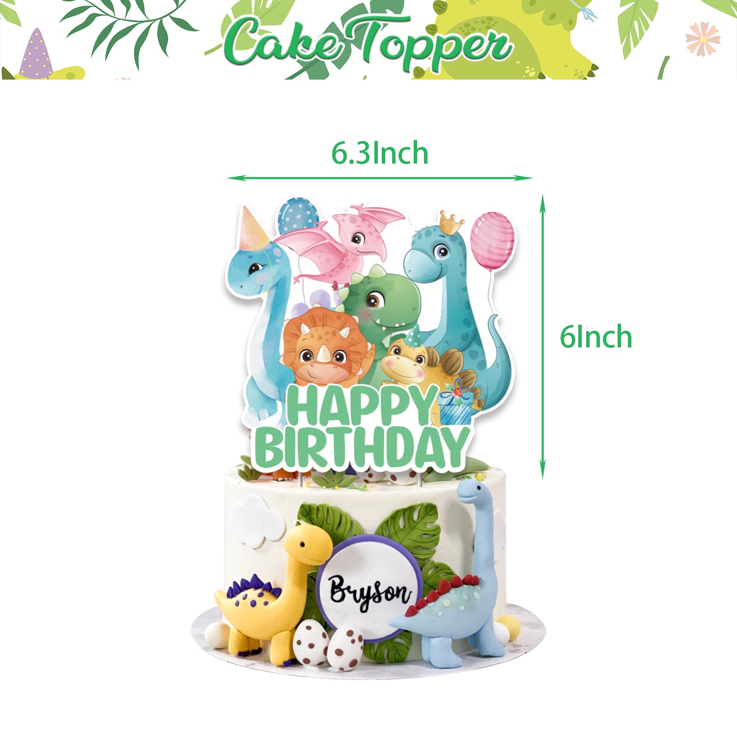 Dinosaur Theme Birthday Decoration Set