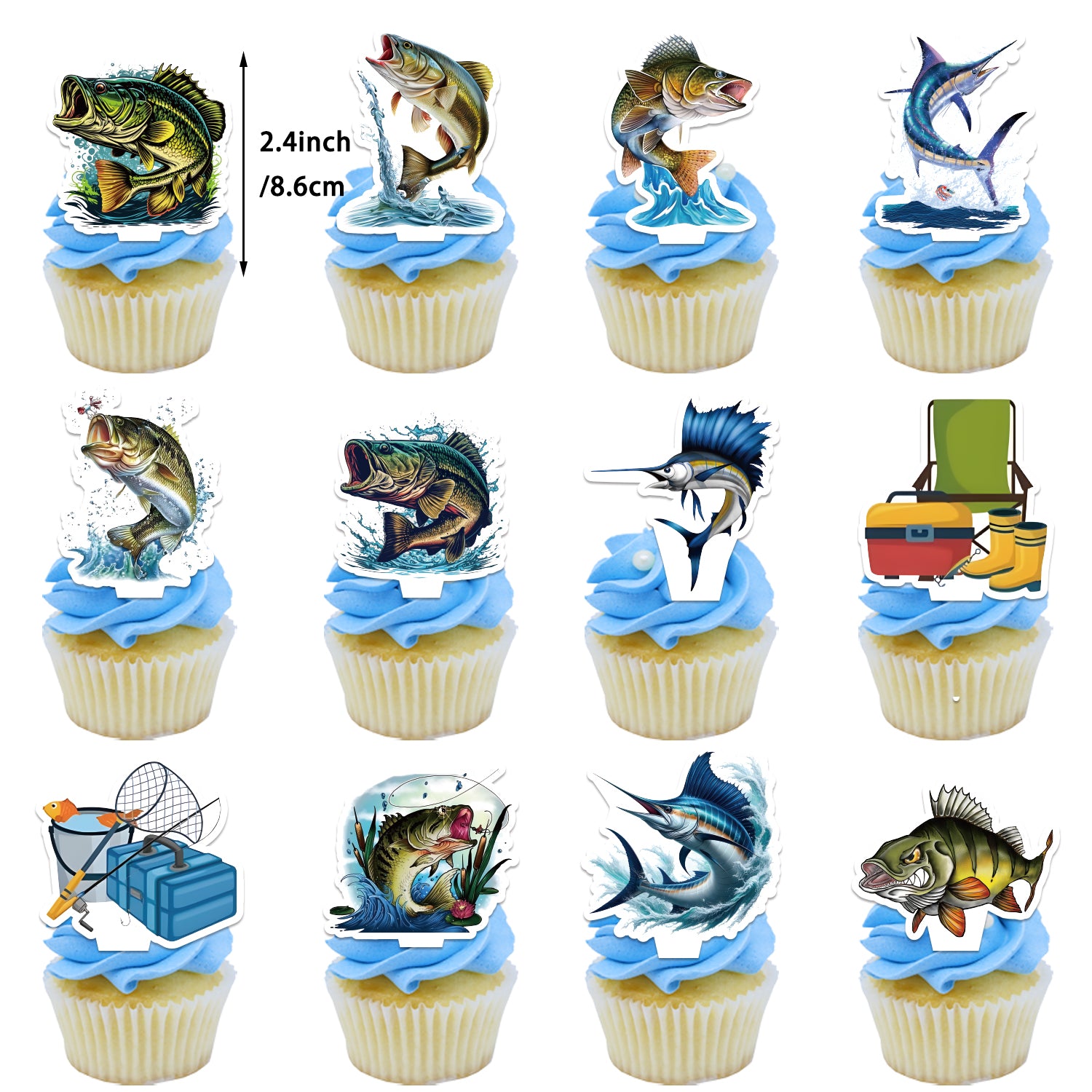 Fish Birthday Party Decoration Set