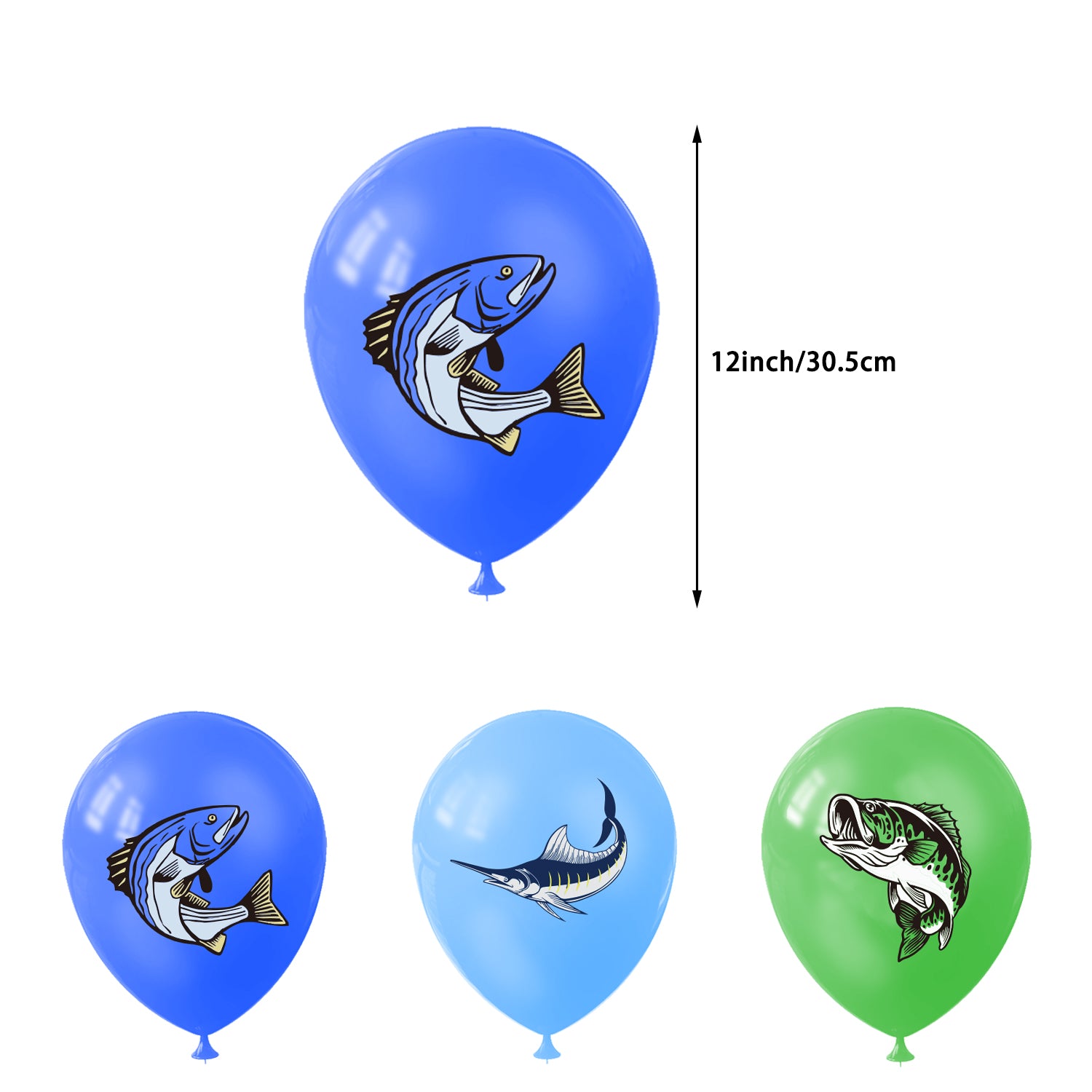 Fish Birthday Party Decoration Set