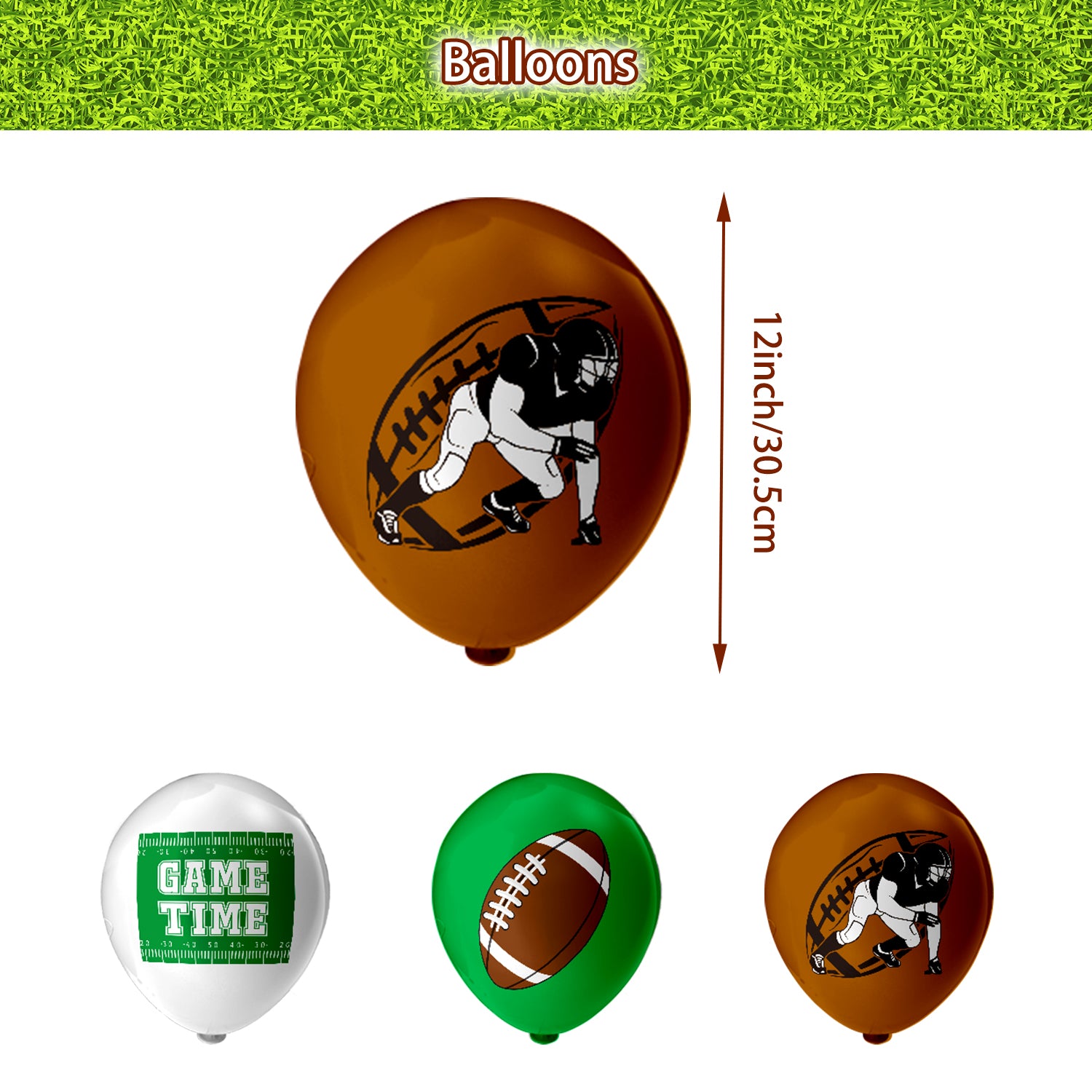 Football Touchdown Party Decoratoin Set