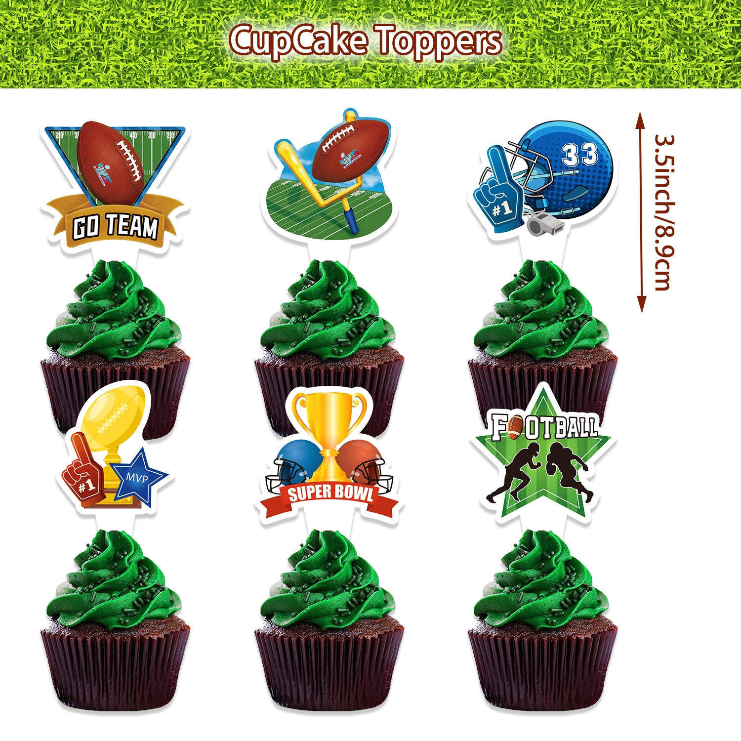 Football Touchdown Party Decoratoin Set