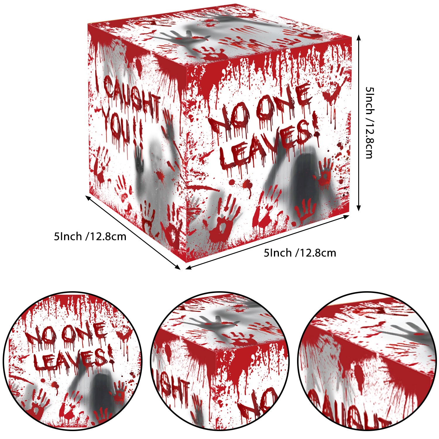 Bloody Halloween Money Box for Cash Gift Pull Out