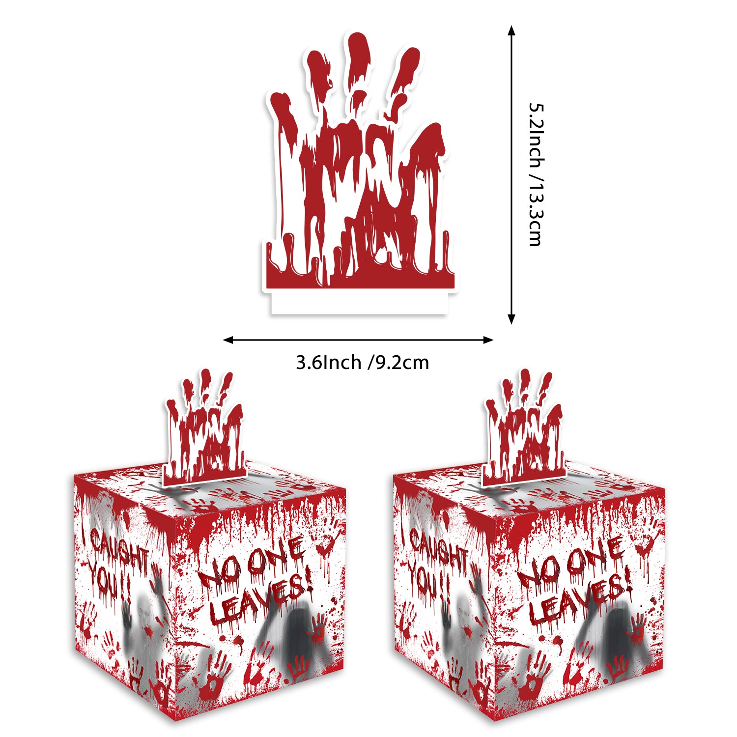 Bloody Halloween Money Box for Cash Gift Pull Out