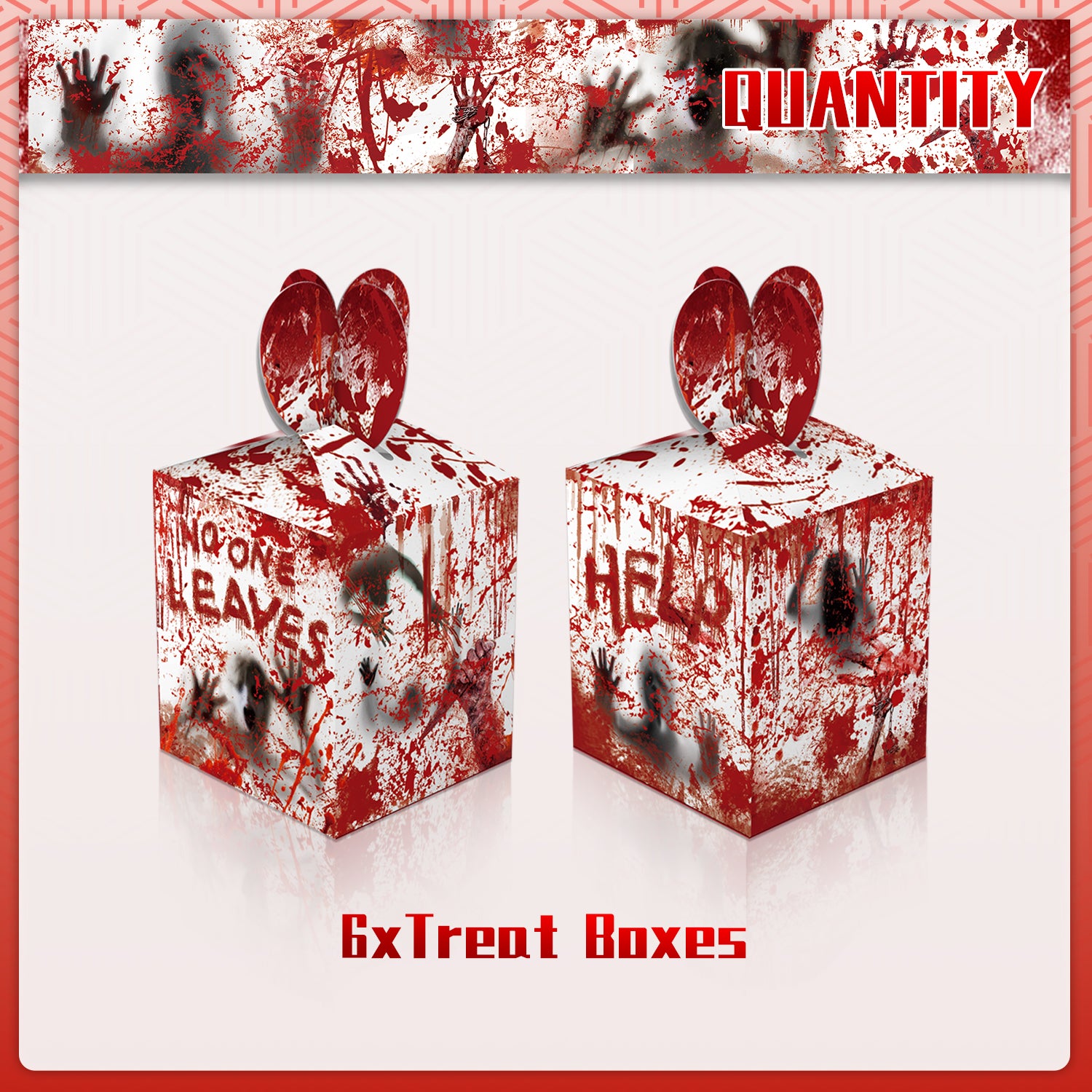 6pcs Halloween Bloody Treat Candy Boxes