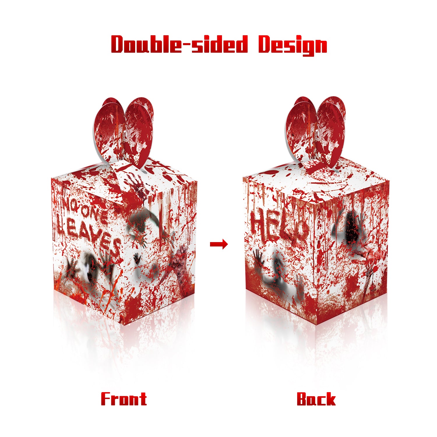 6pcs Halloween Bloody Treat Candy Boxes