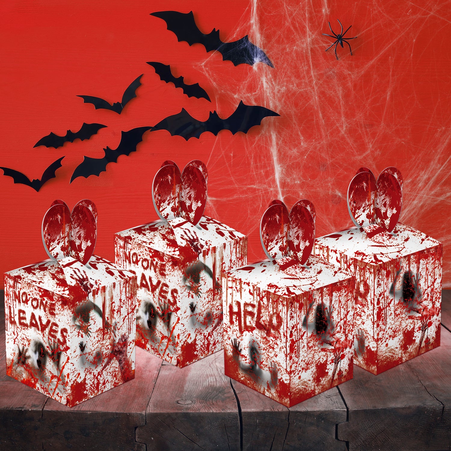 6pcs Halloween Bloody Treat Candy Boxes