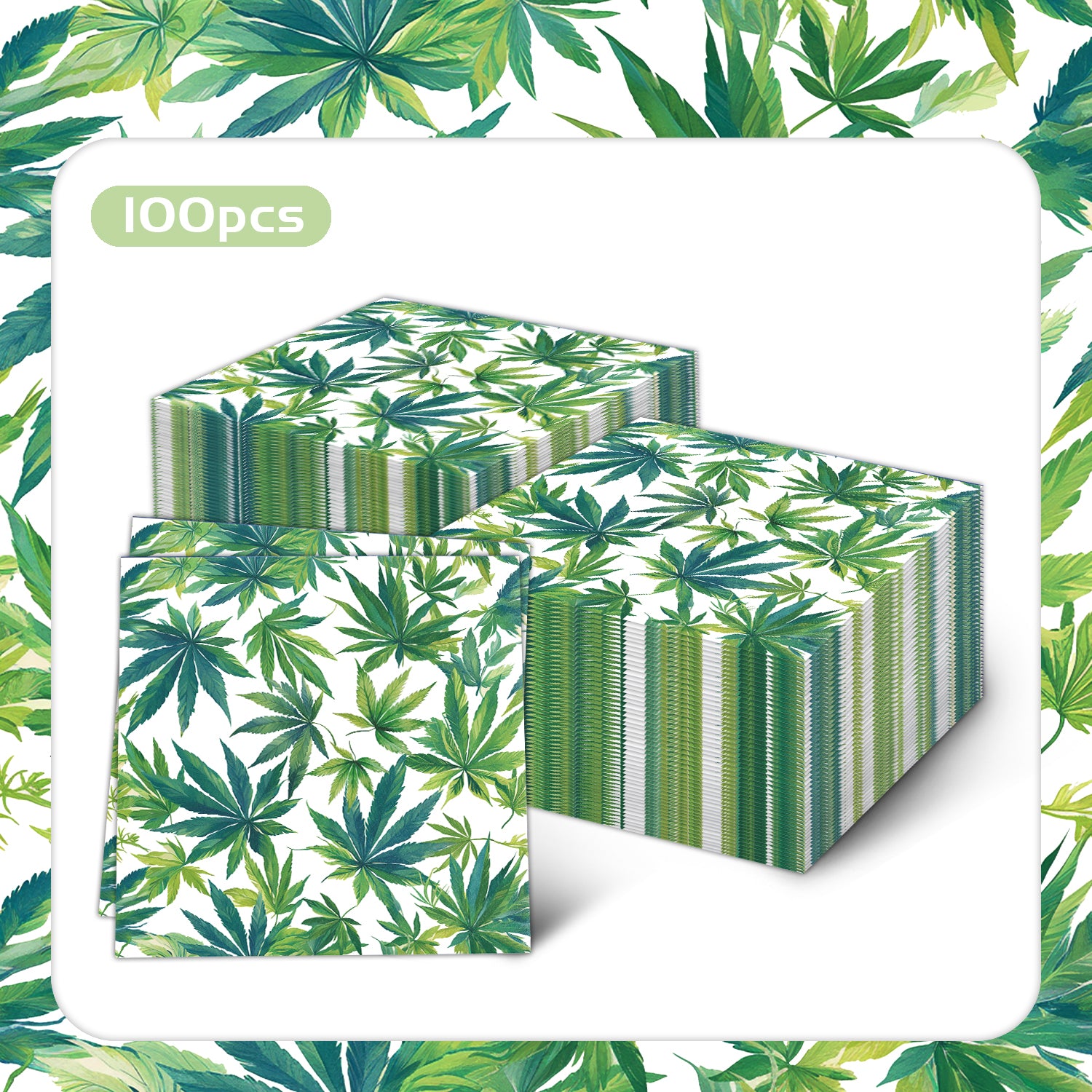 Hemp Leaves Napkins