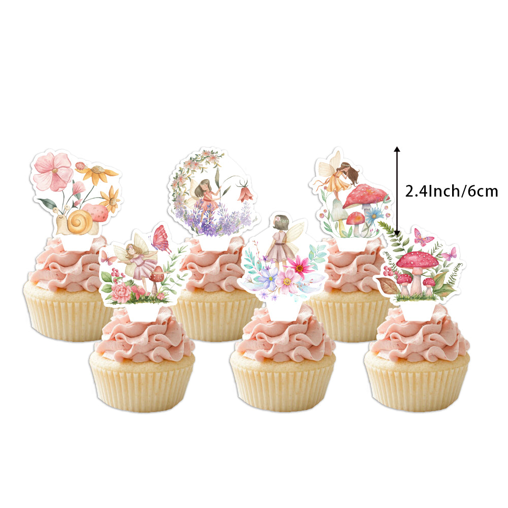 Mushroom Fairy Birthday Decoration Set