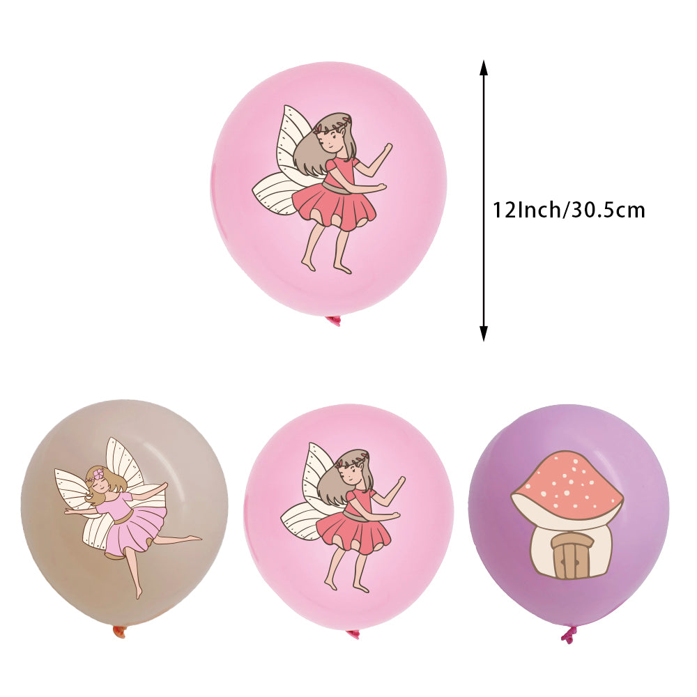 Mushroom Fairy Birthday Decoration Set