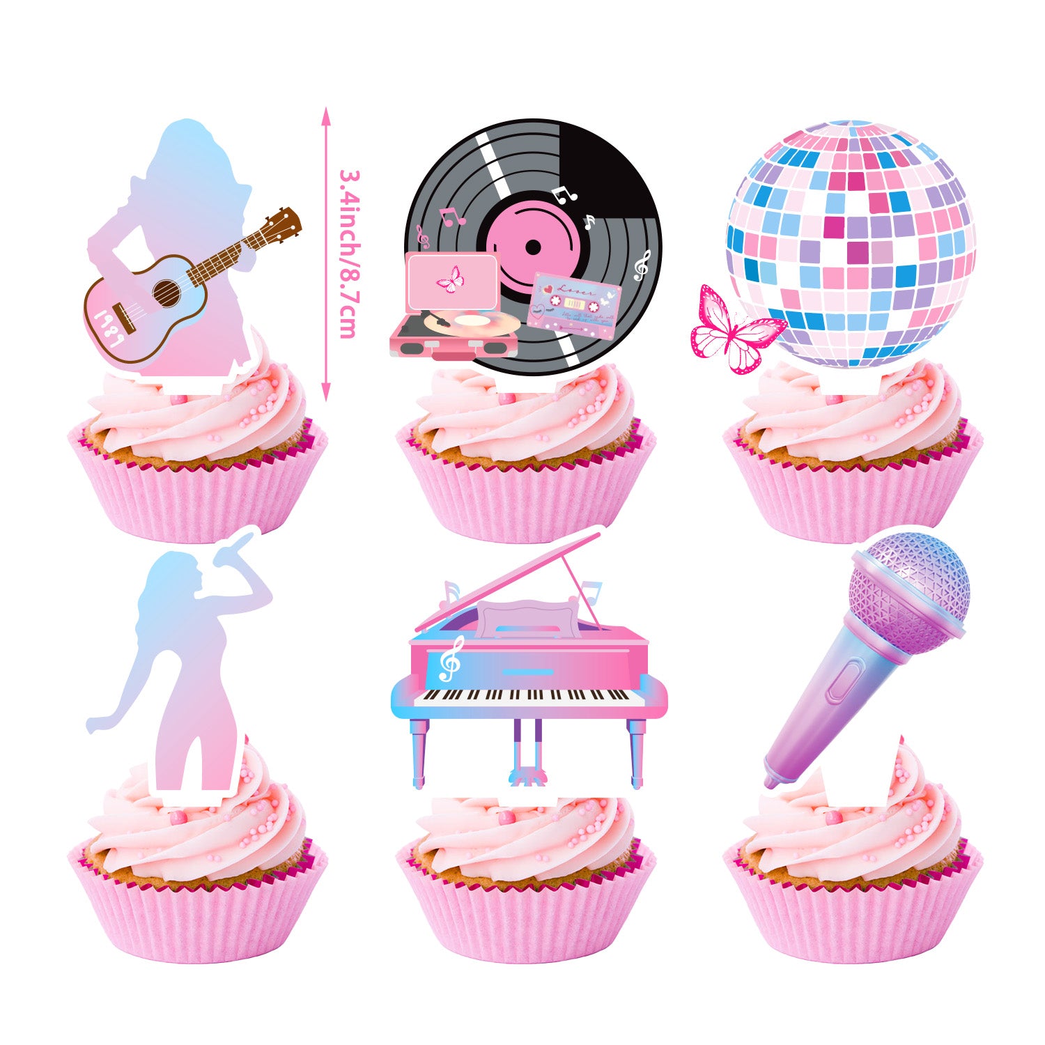 Music and Instruments Party Decoration Set