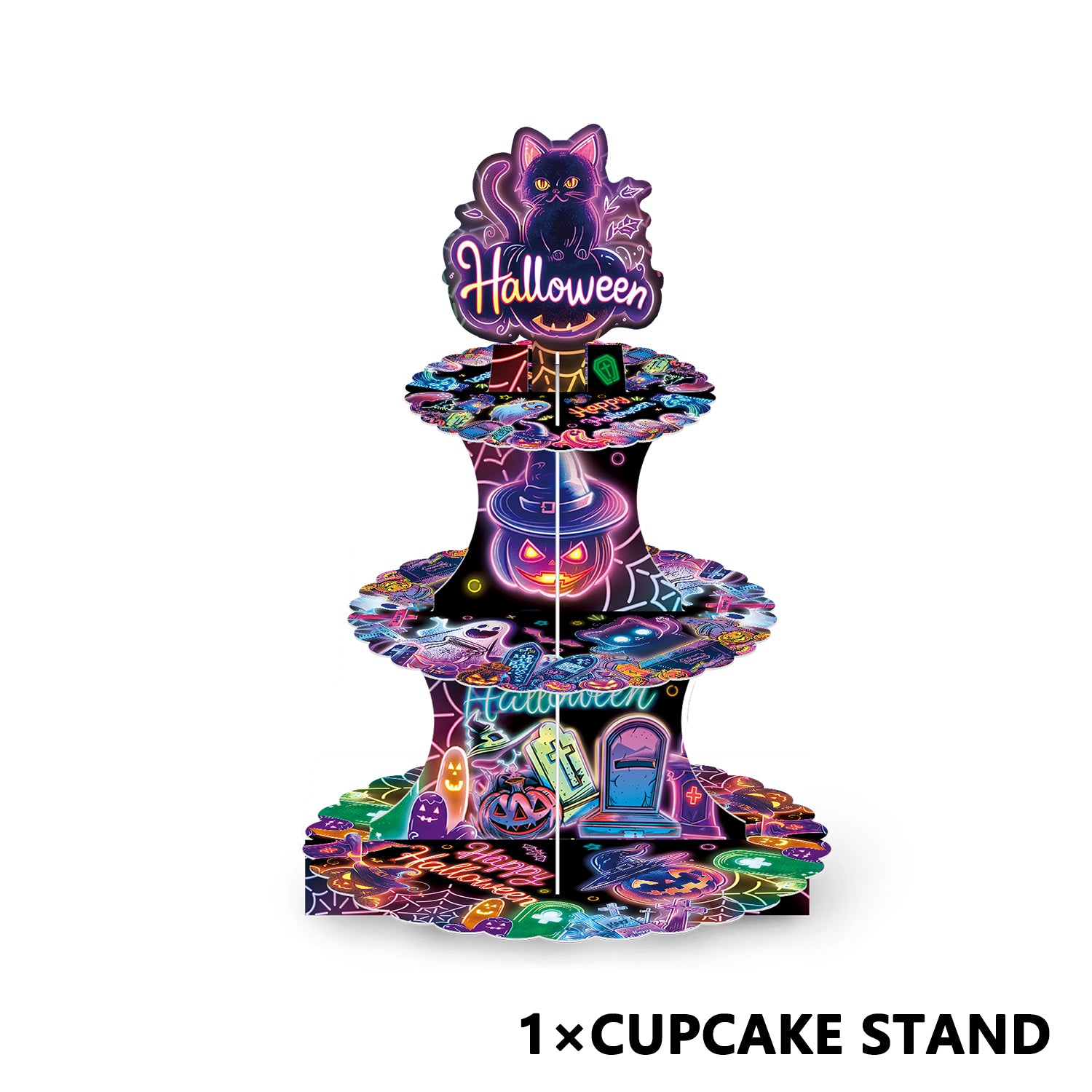 3-Tier Halloween Cupcake Stand