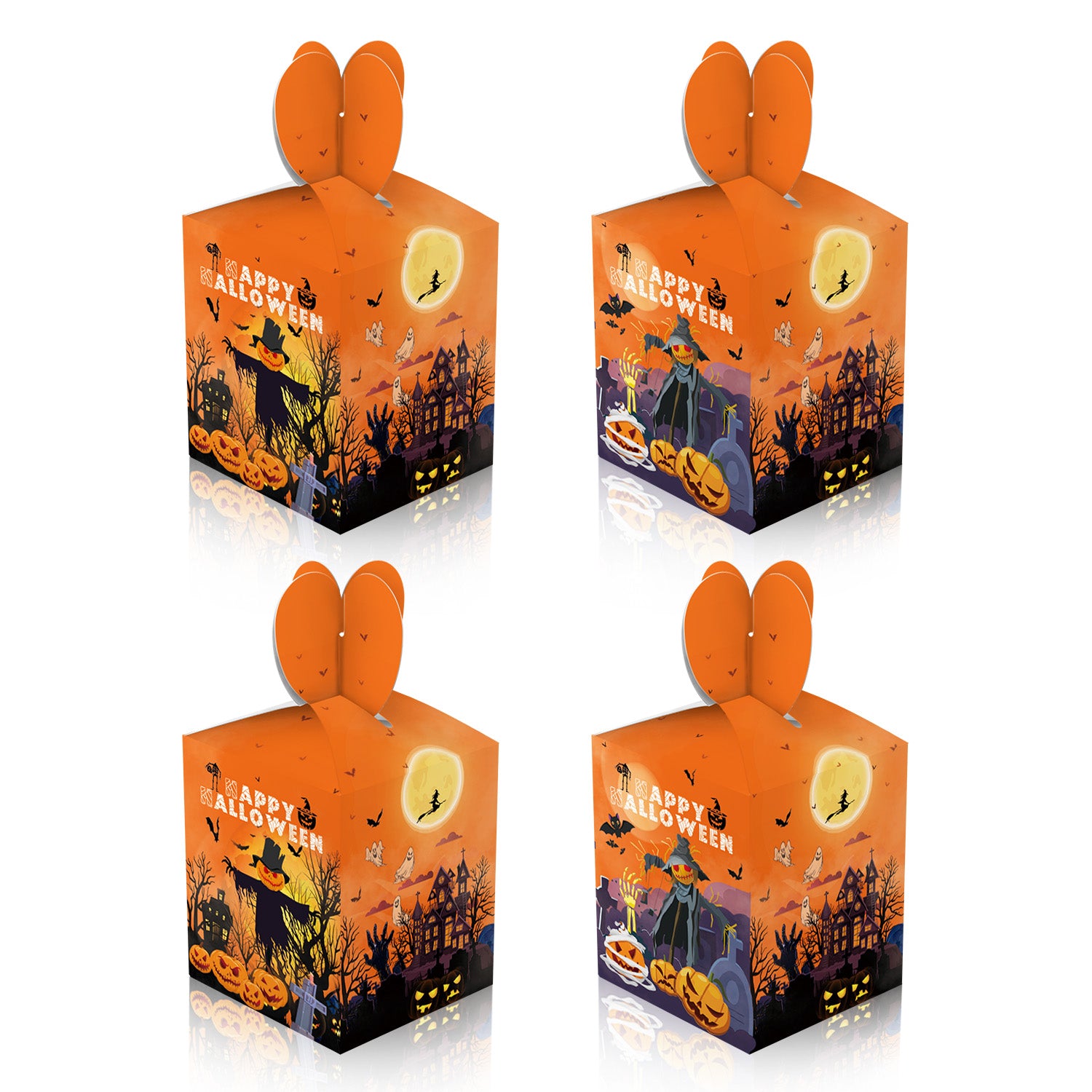 6pcs Halloween Treat Candy Boxes