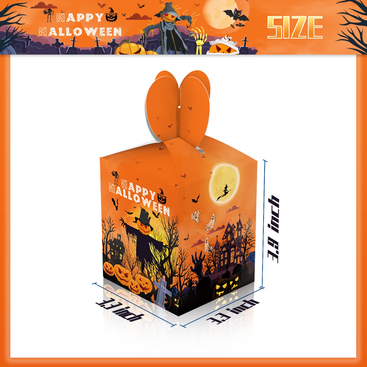 6pcs Halloween Treat Candy Boxes