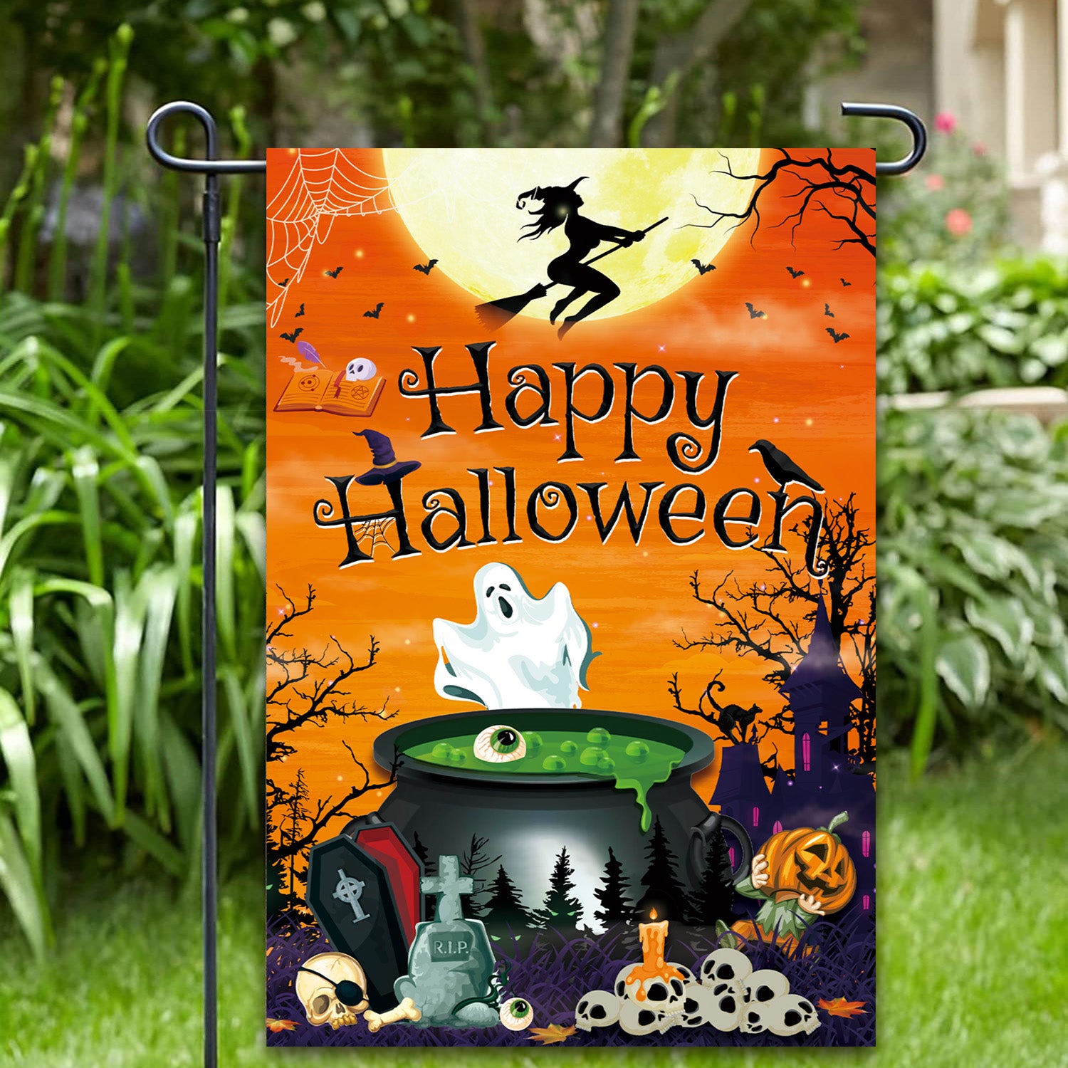 Halloween Garden Flag