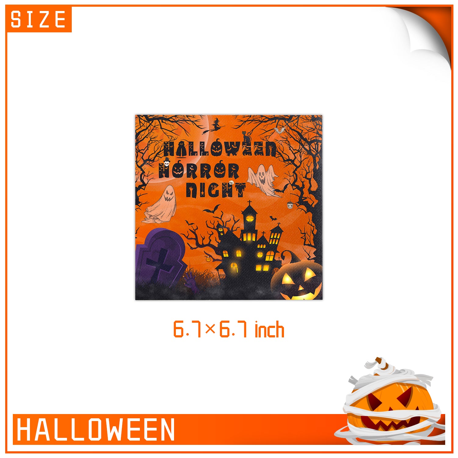 Halloween Horror Night Tableware Set Serves 10