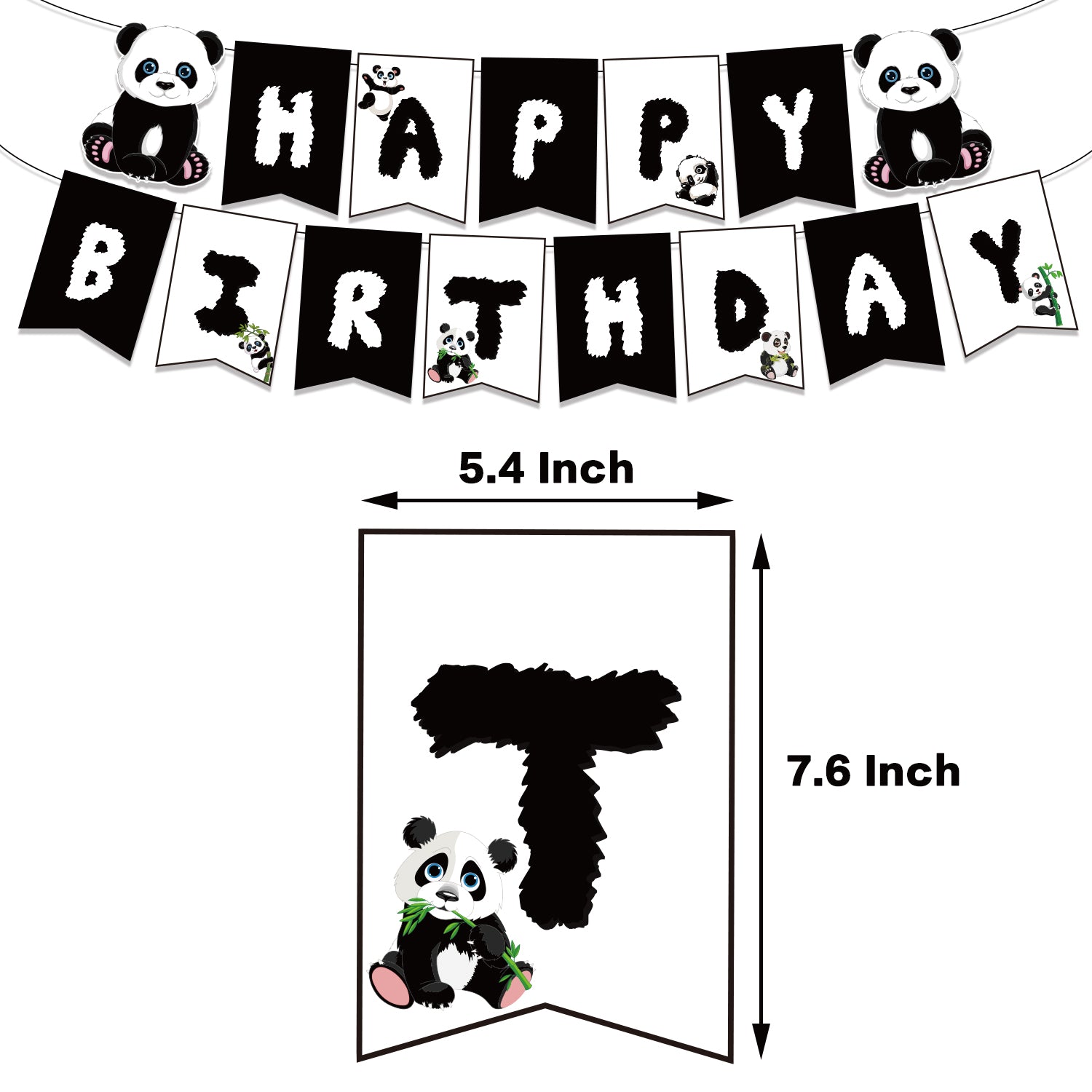 Panda Party Decoration Set