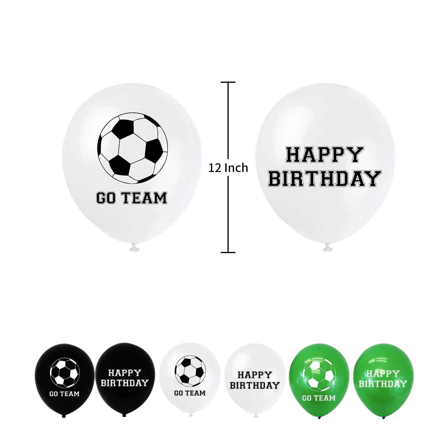 Soccer Birthday Party Decoration Set