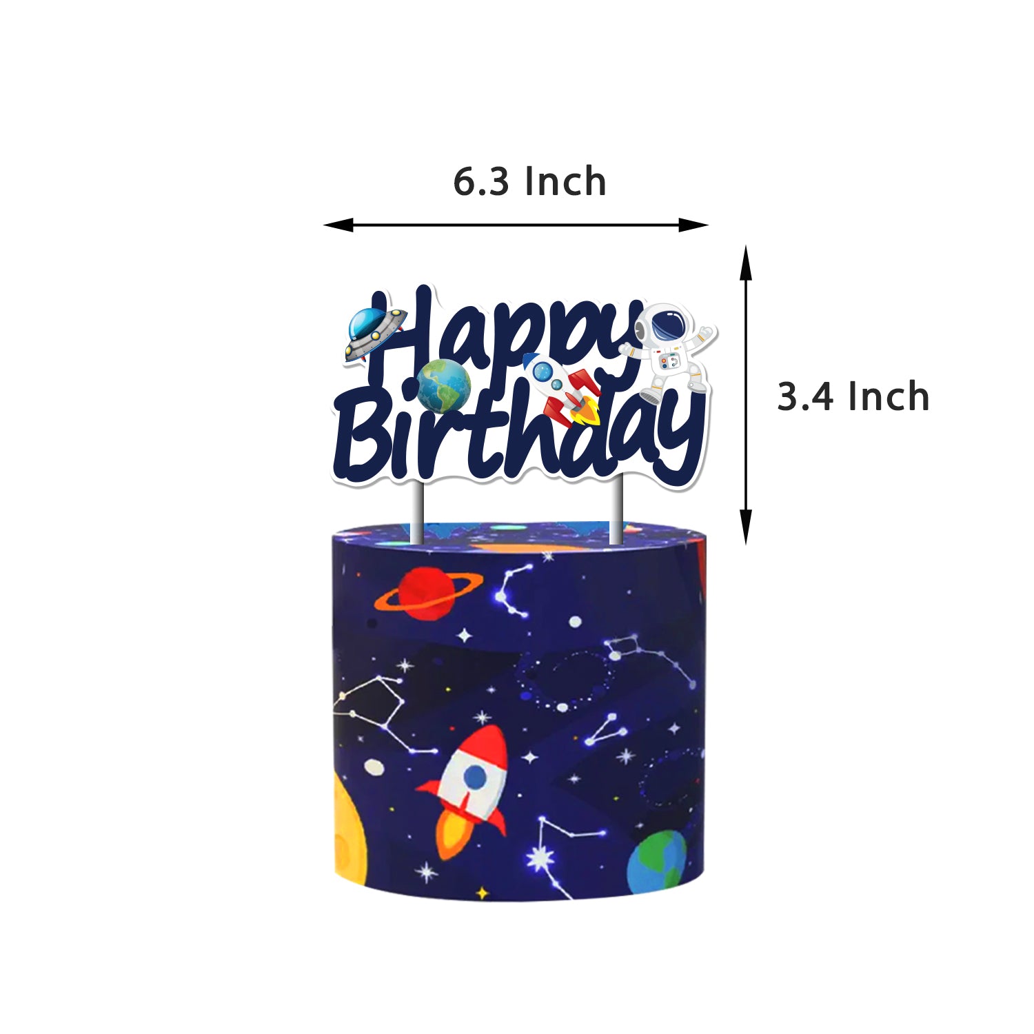 Space Astronauts Birthday Decoration Set