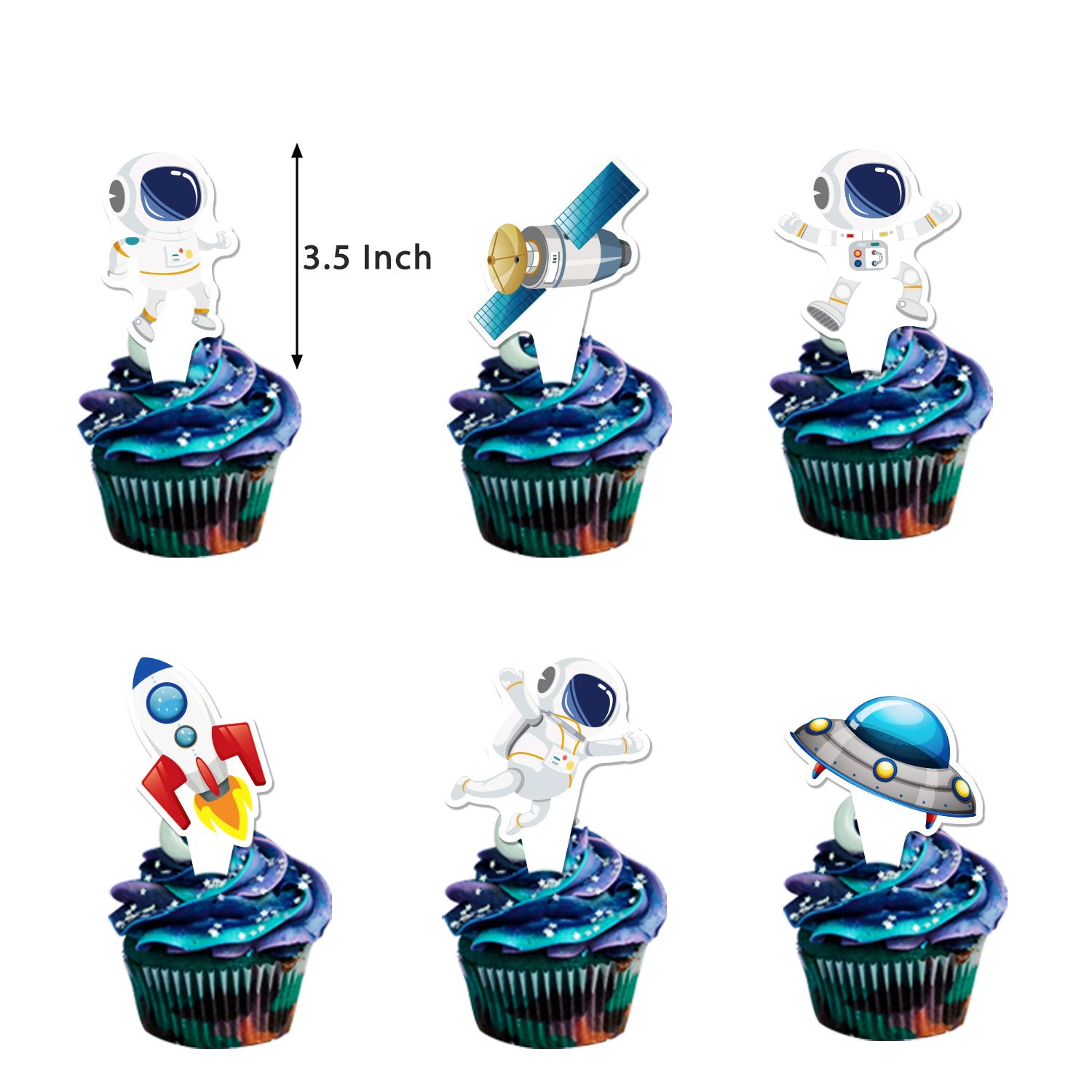 Space Astronauts Birthday Decoration Set