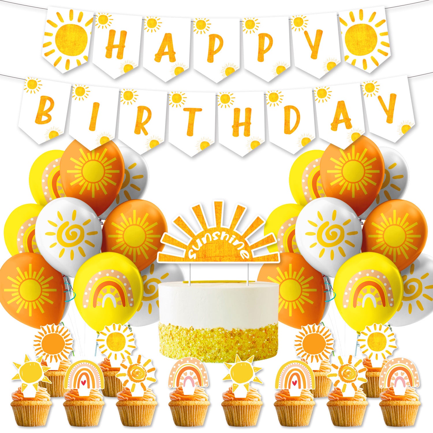 Sunshine Birthday Decoration Set