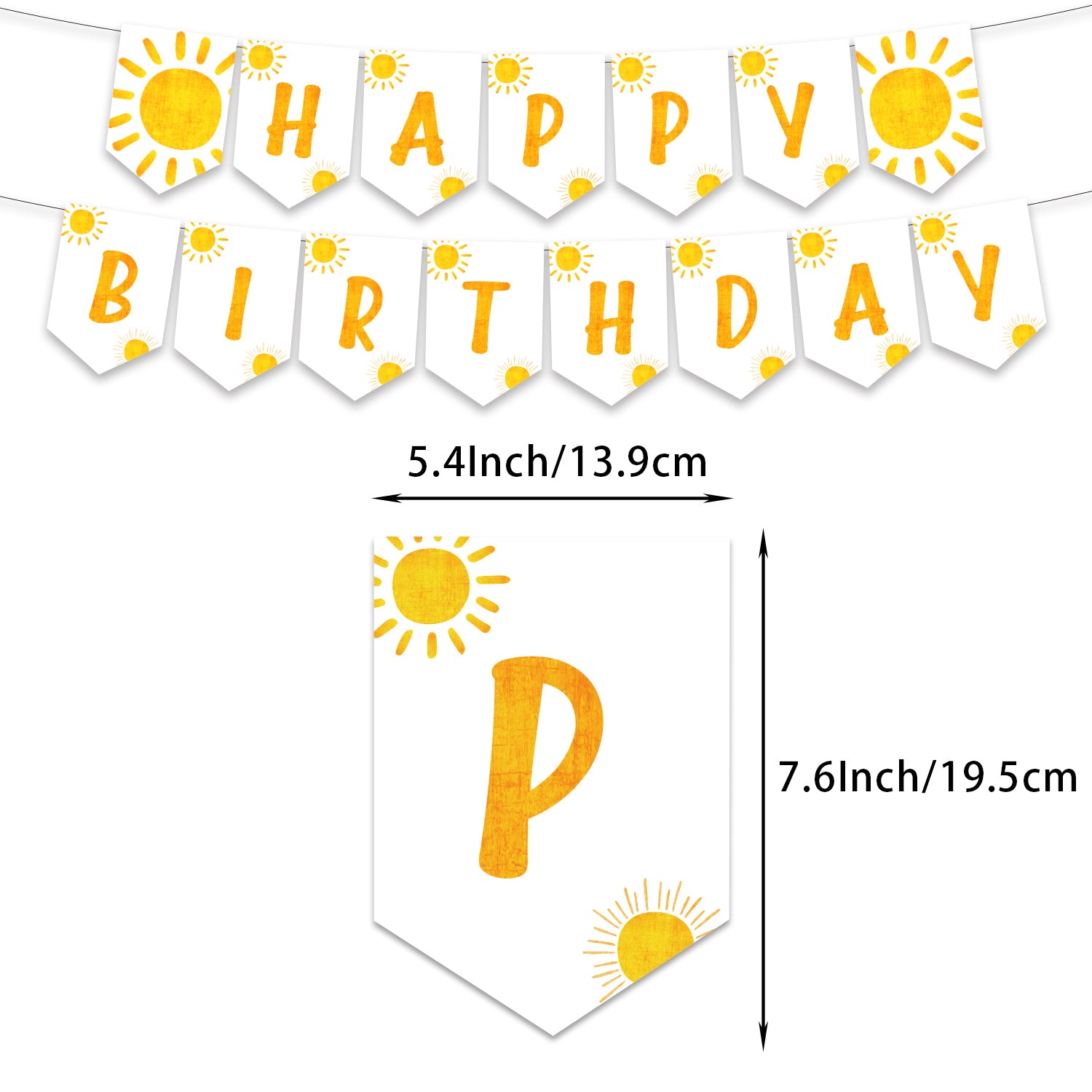 Sunshine Birthday Decoration Set