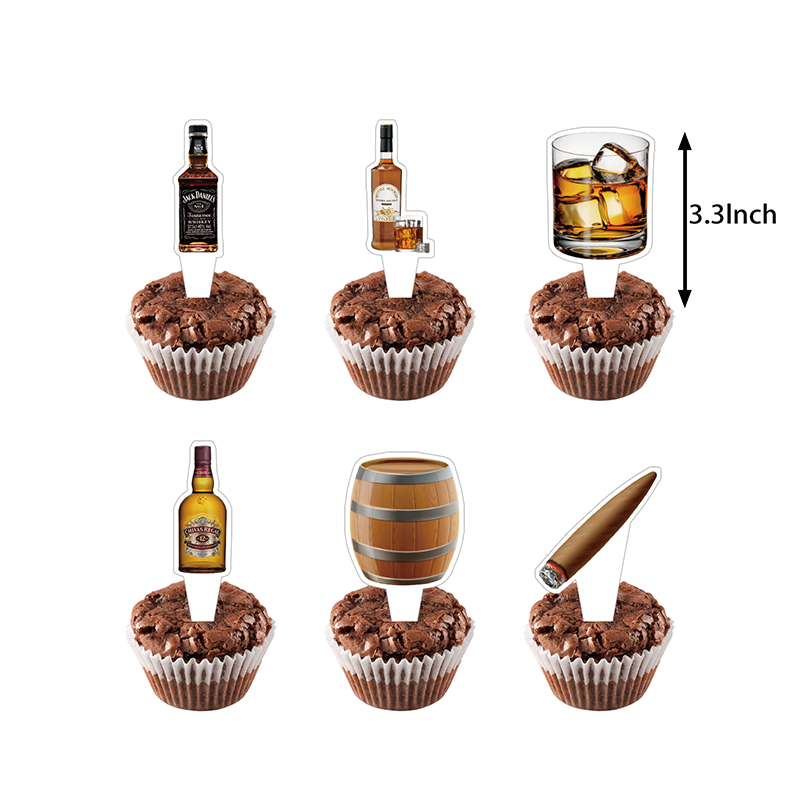 Whisky Birthday Decoration Set