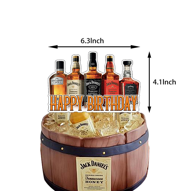 Whisky Birthday Decoration Set